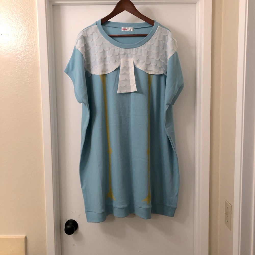 DUCK PRINT DRESS AVANT-GARDE JAPANESE DESIGNER